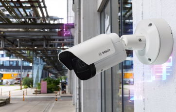 Camera cố định DINION 5100i IR mới với AI dựa trên biên để đảm bảo an ninh cho tòa nhà ngoài trời