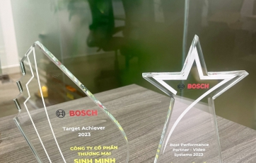 Công Ty Cổ Phần Thương Mại Sinh Minh thật vinh dự được vinh danh ở các giải thưởng năm 2023 của Bosch tại Việt Nam
