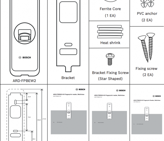 Đầu đọc multi class Bosch ARD-FPBEW2-H3